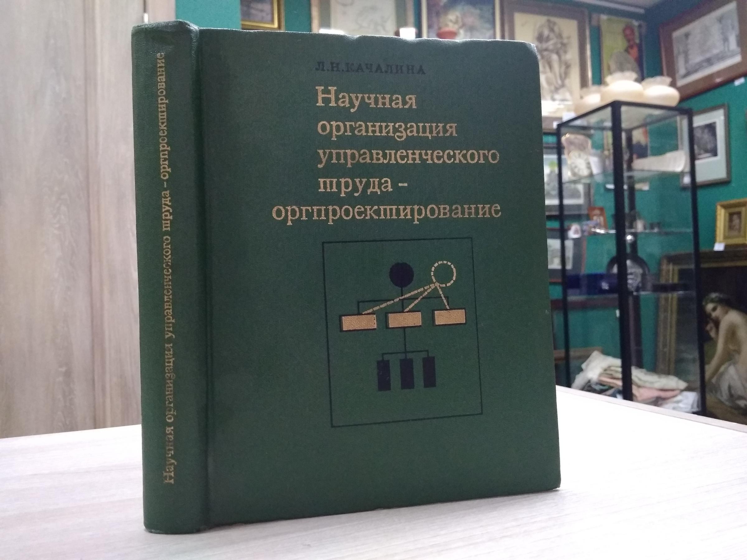 Качалина Л.Н., Научная организация управленческого труда -  оргпроектирование.